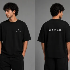 تیشرت باکسی طرح HEZAR